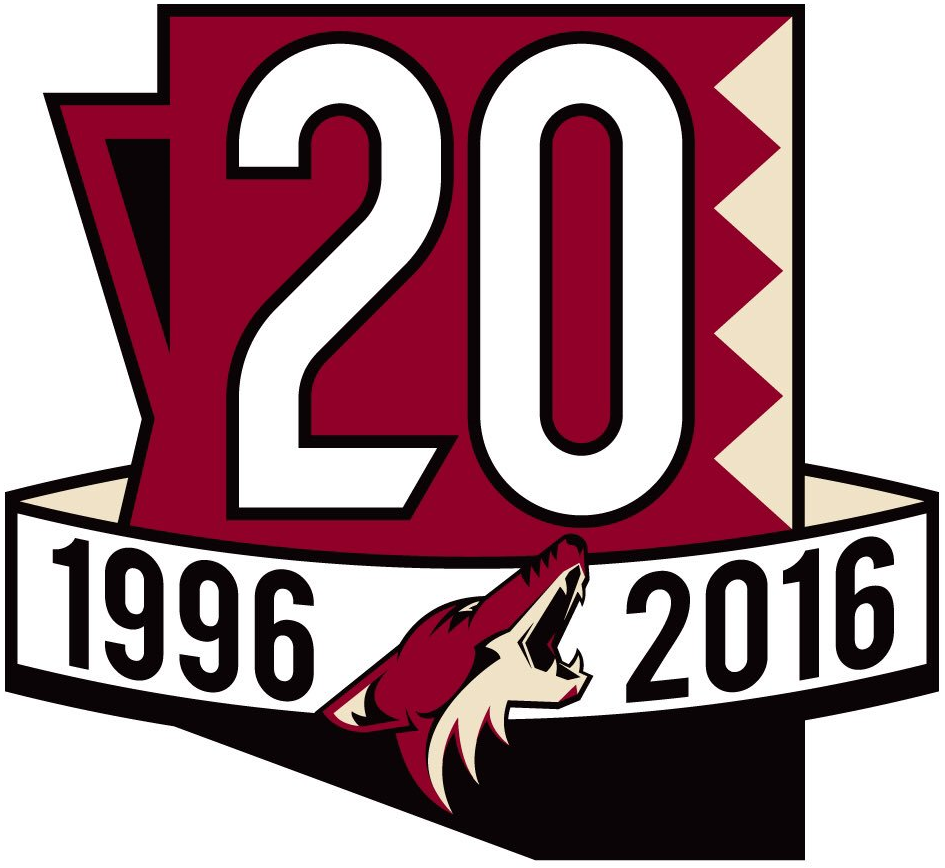 Arizona Coyotes 2017 Anniversary Logo DIY iron on transfer (heat transfer)